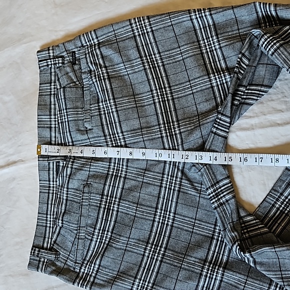 PaCsun slim chino gray plaid trouser pants size 34 - Picture 14 of 17